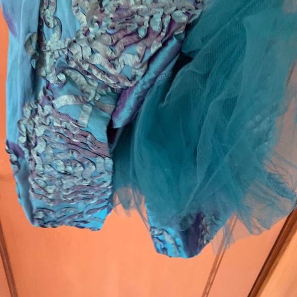 THE Party Dress! Ruby Rox Sz 1, Purple/Green hues - Picture 2 of 8